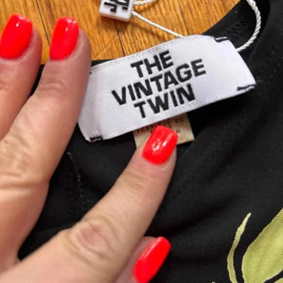 vintage y2k flower stretch tank top so cute - Picture 2 of 4